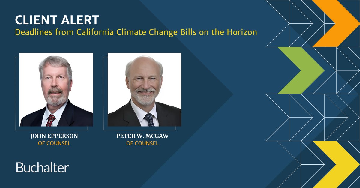 California’s SB 253 and SB 261 require major climate disclosures by 2026.

With unclear rules and national momentum, businesses should start preparing now.

Read our latest client alert: bit.ly/44SSbnW

#Buchalter #ClimateLaw