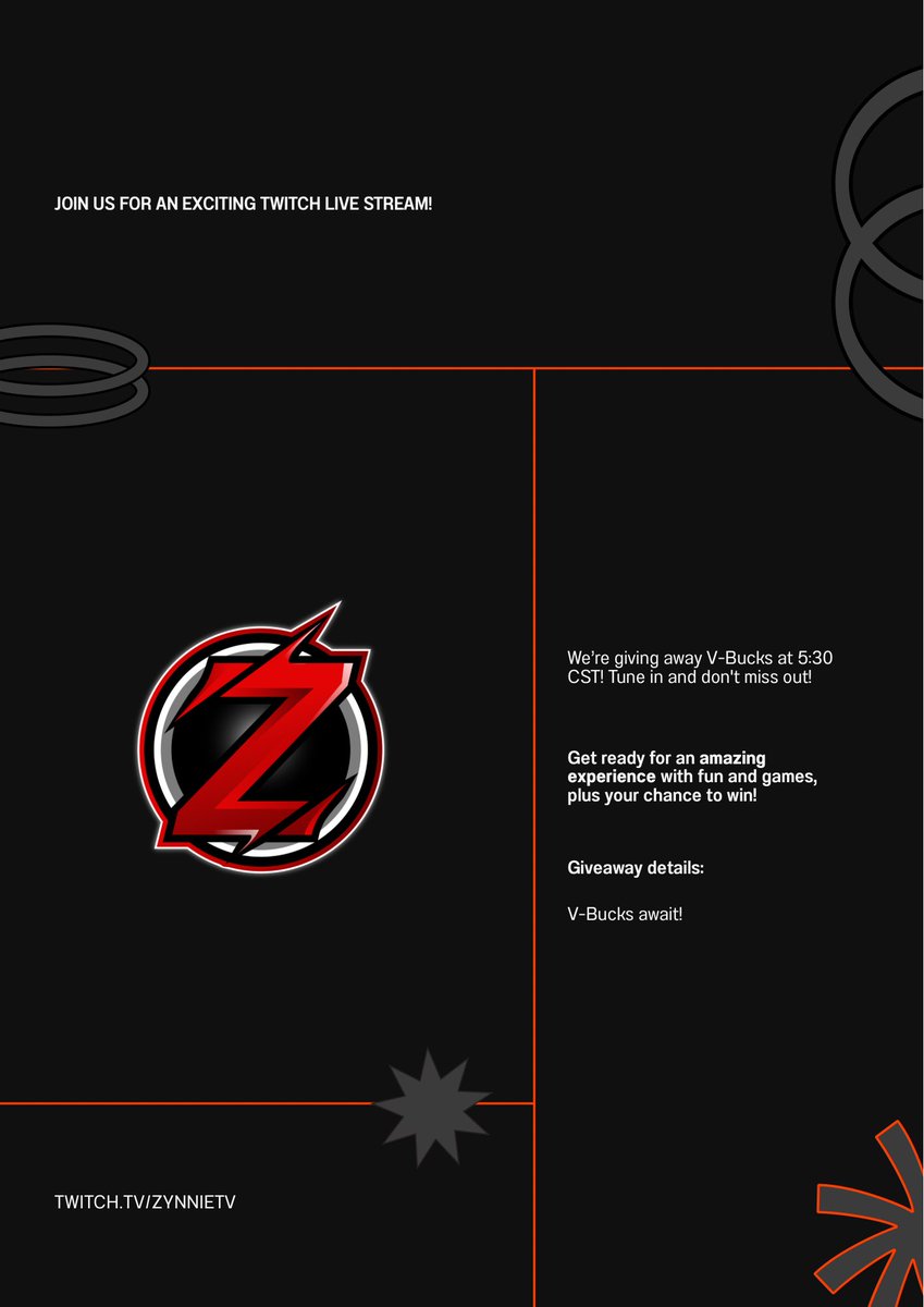 Hope to see everyone there for the giveaway!! #giveaway #Fortnite #streamer 

twitch.tv/zynnietv