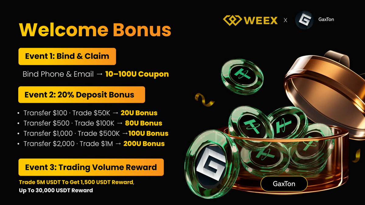 <a href="/WEEX_Official/">WEEX</a> x @GaxTon_YT21. Making big moves ever since I've been back to the space. Can't wait to run on higher grounds with #WEEX.

I will be trading on WEEX from now on. Get bonuses and join me in copytrading here if you want to make free money: support.weex.com/en/register?vi…