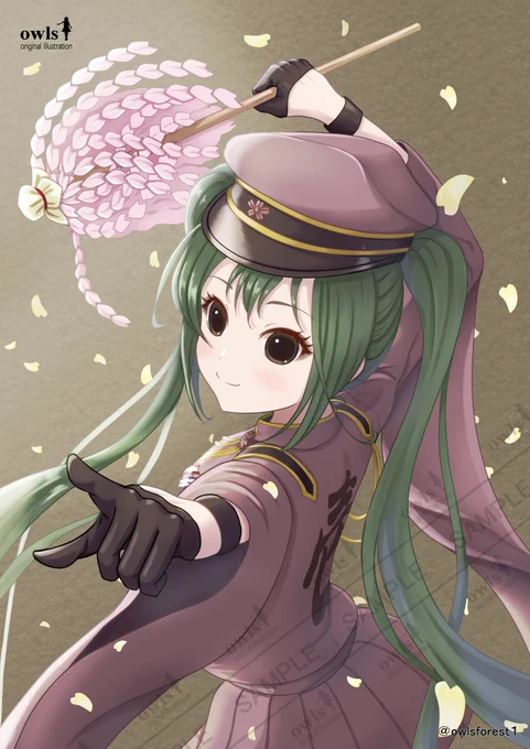 久しぶりの投稿。 今回は千本桜の初音ミクを描きました。 ちょっと古かったですかね・・・・。 #千本桜 #初音ミク