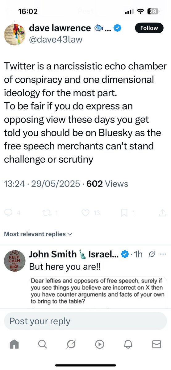 Why do morons like Dave Lawrence moan about free speech after they have blocked everyone? What’s wrong with these wet lefty clowns