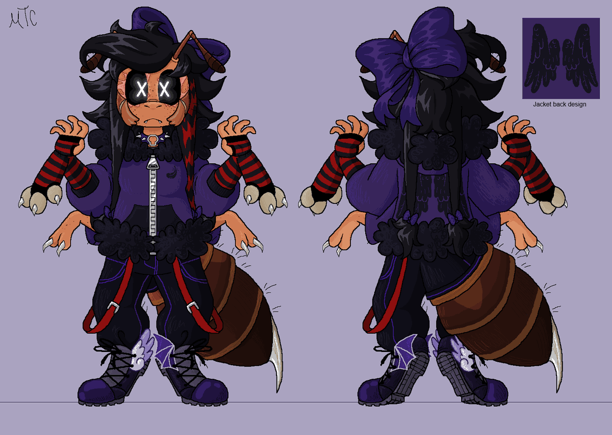 havent posted anything bug au related in a while buuut i made a ref ...