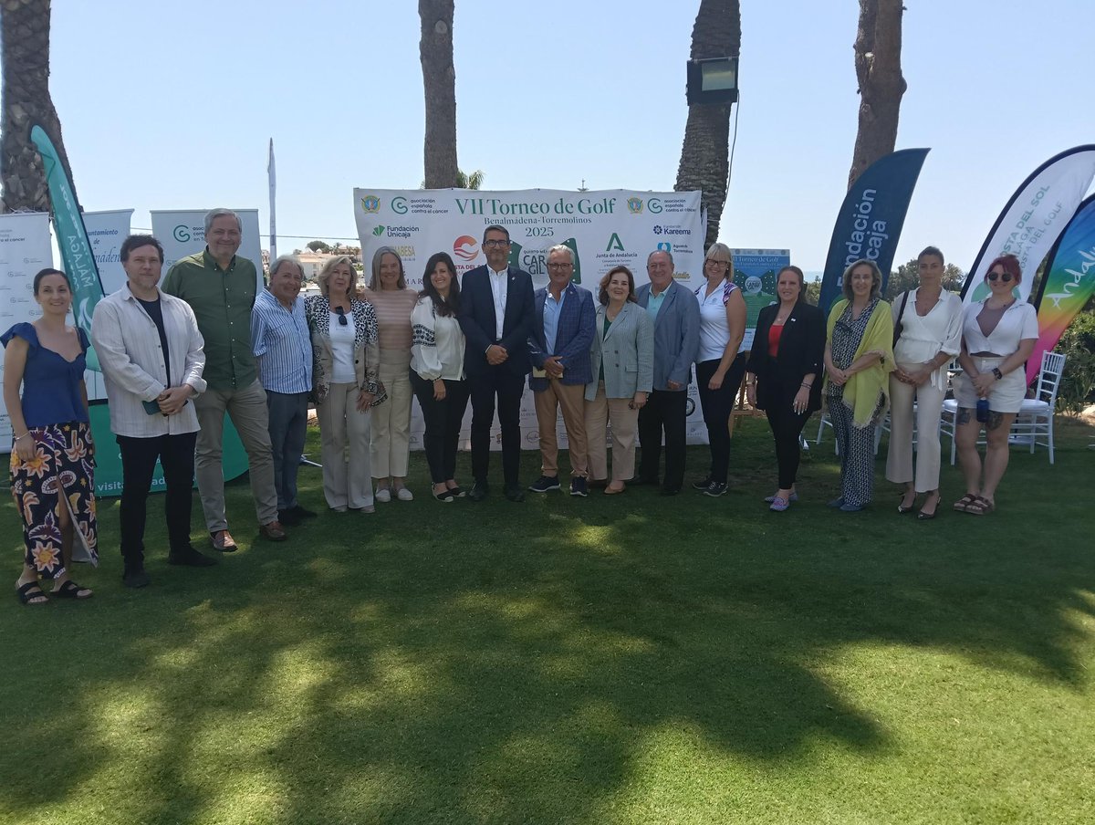 ContraCancerMA's tweet photo. Presentación en @Golftorrequebra de la VII edición del Torneo Contra el Cáncer, "V Memorial Carlos Gil"
Inscripción cerrada
@DeporteAND
@vivecostadelsol
@FundUnicaja
@BenalmadenaAyto
@Torremolinos_On
#Zerimar
#AndalucíaElLugarDelDeporte
#costadelsol
#costadelgolf https://t.co/3SqsJLE532
