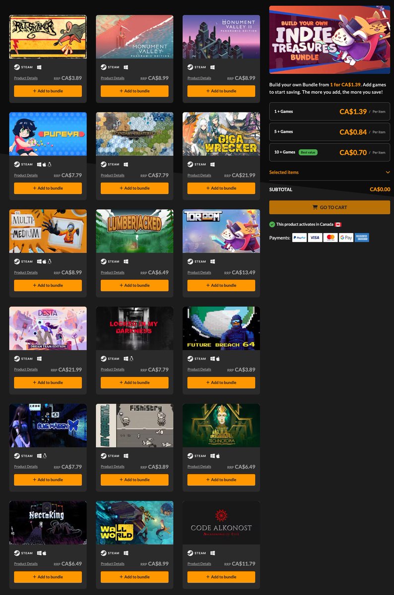Build your own Indie Treasures Bundle at Fanatical lbabi.nz/le9PhE #ad