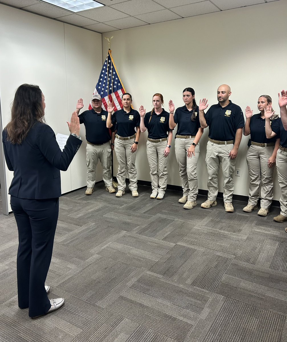 Our newest agents have officially completed mandate training and were sworn in yesterday. Congratulations to each of you—we’re excited to see all that you’ll accomplish!