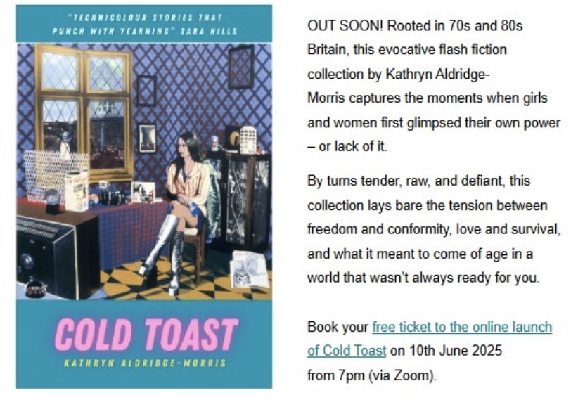 The Four Faced Liar (@the4facedliar) on Twitter photo Wishing Issue 3 contributor Kathryn Aldridge-Morris the best for her forthcoming flash fiction collection ‘Cold Toast’ June 10th from <a href="/DahliaBooks/">Dahlia Books</a> Wishing Issue 3 contributor Kathryn Aldridge-Morris the best for her forthcoming flash fiction collection ‘Cold Toast’ June 10th from <a href="/DahliaBooks/">Dahlia Books</a>