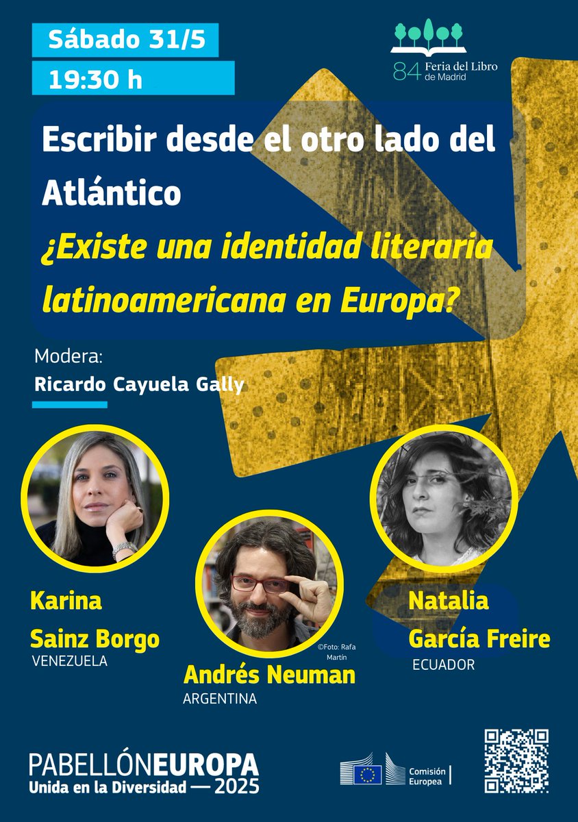 El sábado 31 estaremos charlando por aquí. 
Vengan. 
<a href="/FLMadrid/">Feria del Libro de Madrid</a> <a href="/ComisionEuropea/">Comisión Europea en España</a>