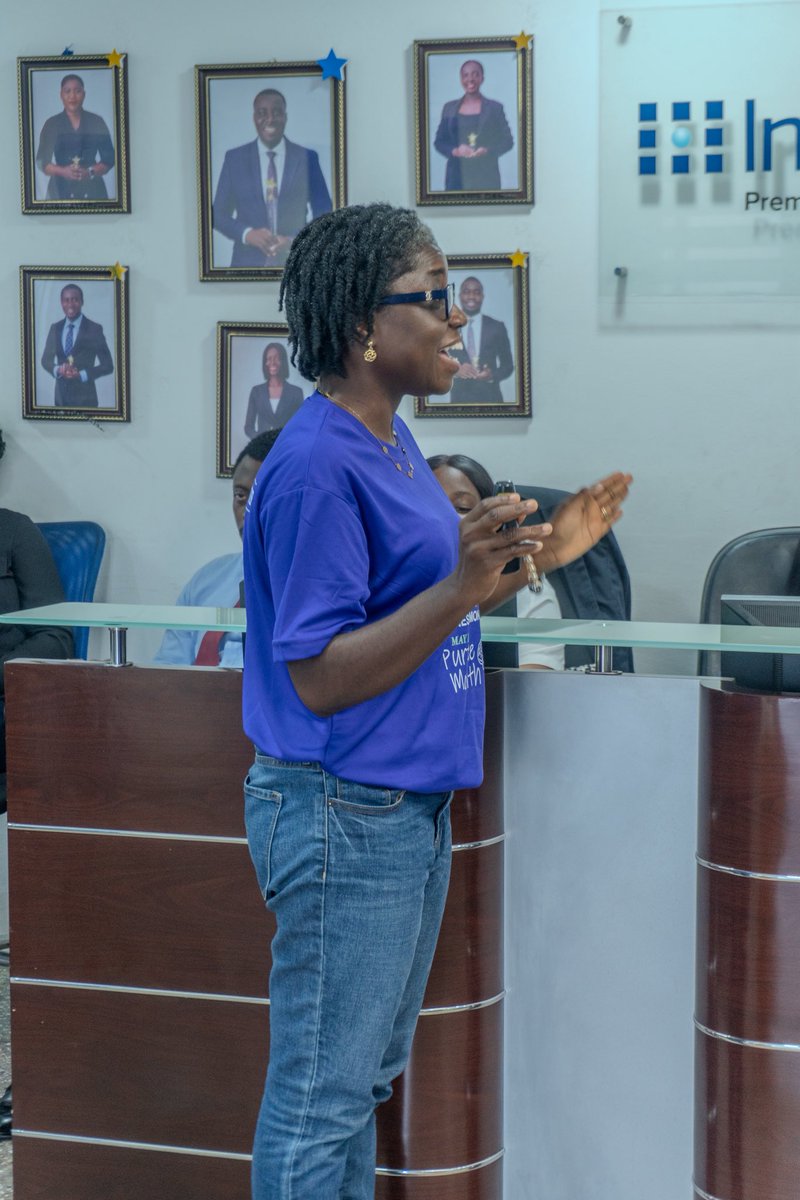 InvestCorpgh's tweet photo. At InvestCorp, we believe that taking care of our people is just as important as taking care of business. 

As part of Mental Health Matters Month, we were honored to host Dr. Naa Koowa Coker, who shared invaluable insights on managing stress in the work environment. #Investcorp https://t.co/pnp30s6OI0