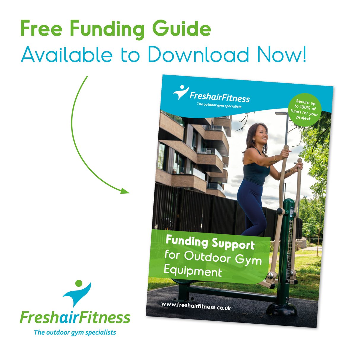 Looking to install an outdoor gym but not sure how to fund it? We’re here to help.

At Fresh Air Fitness, we have created a FREE guide to securing funding to make the process to bringing your project to life quick and easy.

In many cases our customers have secured partial or