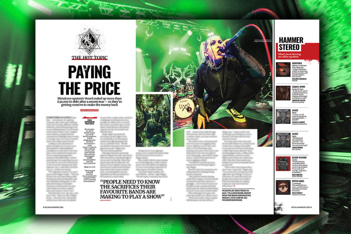 VEXED (@vexed_band) on Twitter photo Big thanks to <a href="/MetalHammer/">Metal Hammer</a> for allowing us to shed some light on the impact touring has on unsigned bands.
Go pick up a copy to read the article in full - bit.ly/buyhammer
VEXED GoFundMe - gofund.me/d63271e8
Photos: Joe Guppy
Words: Dannii Leivers Big thanks to <a href="/MetalHammer/">Metal Hammer</a> for allowing us to shed some light on the impact touring has on unsigned bands.
Go pick up a copy to read the article in full - bit.ly/buyhammer
VEXED GoFundMe - gofund.me/d63271e8
Photos: Joe Guppy
Words: Dannii Leivers