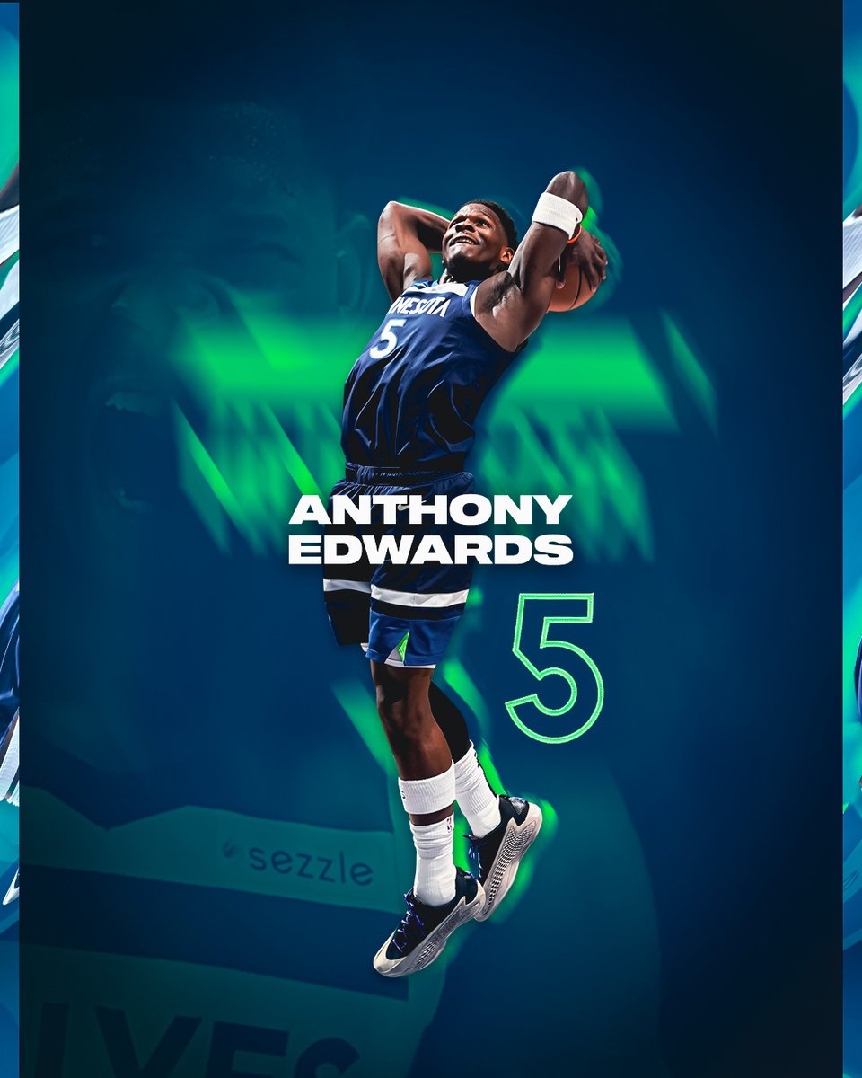 What a season for Anthony Edwards in Year 5 🔥 

🏅Won a gold medal 
👏 Eliminated LeBron and Luka 
😤 Made second straight WCF
🏀 Led the league in threes