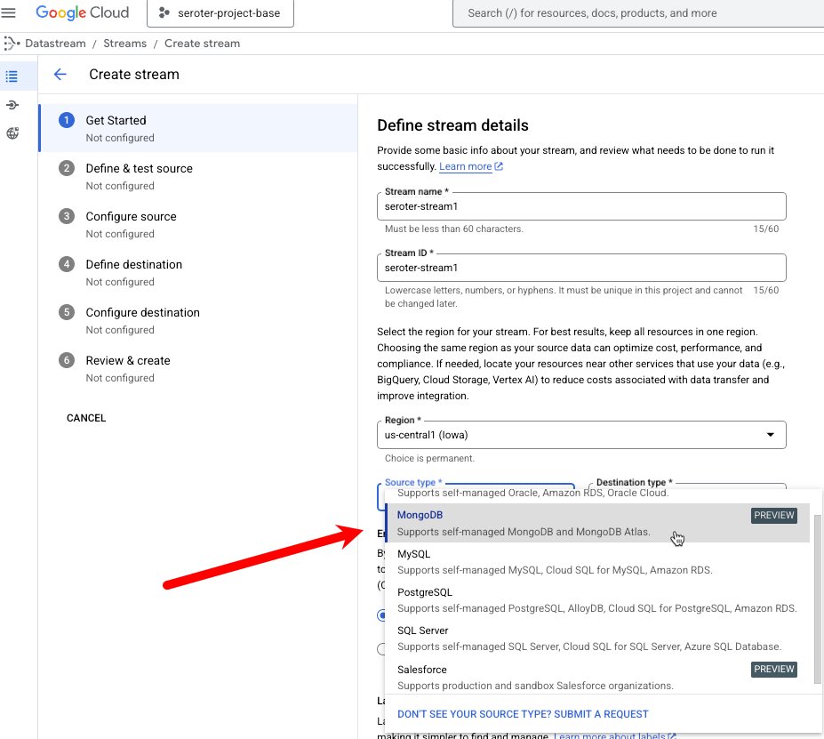 Richard Seroter (@rseroter) on Twitter photo Looking to do some change data capture, as easily as possible?
<a href="/googlecloud/">Google Cloud</a> Datastream is a lowkey but powerful service that replicates data into BigQuery or Cloud Storage.
Now? Use MongoDB as a source, in addition to relational DBs and SFDC.
Docs: cloud.google.com/datastream/doc… Looking to do some change data capture, as easily as possible?
<a href="/googlecloud/">Google Cloud</a> Datastream is a lowkey but powerful service that replicates data into BigQuery or Cloud Storage.
Now? Use MongoDB as a source, in addition to relational DBs and SFDC.
Docs: cloud.google.com/datastream/doc…