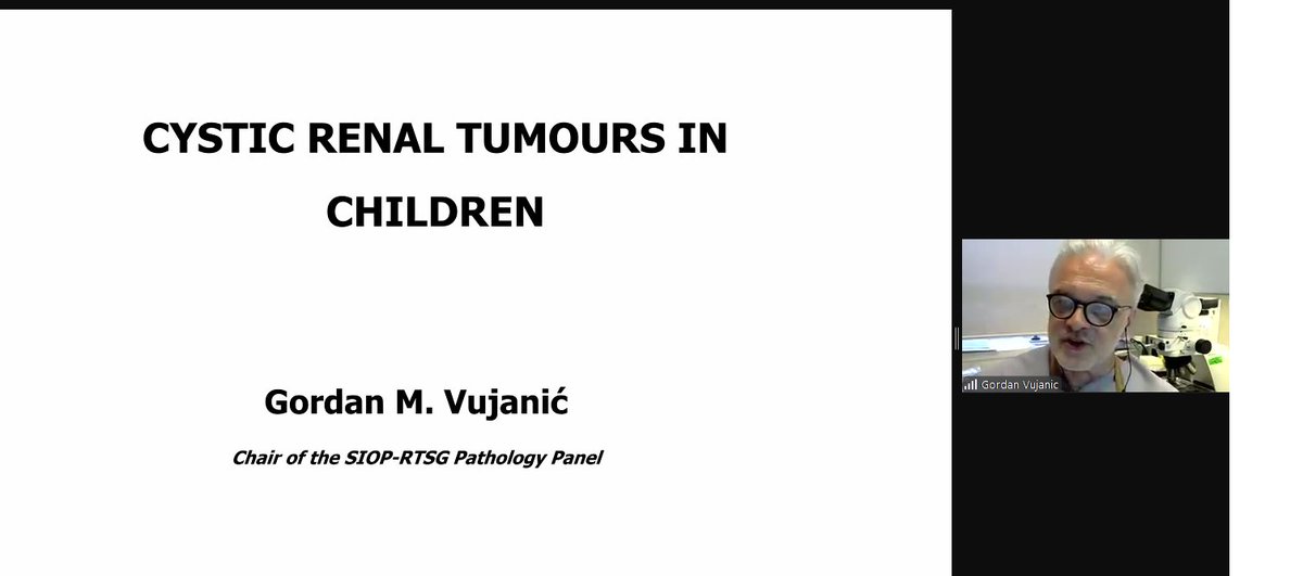 Programa TELEO (@programateleo) on Twitter photo 🔴 AHORA EN VIVO | Clase del Dr. Gordan Vujanic
Chair of the <a href="/WorldSIOP/">SIOP International</a> RTSG Pathology Panel sobre Cystic renal tumours.
En el marco del Curso de Actualización en Patología de Tumores Renales Pediátricos.
¡Aún estás a tiempo de sumarte y ponerte al día con el curso! 🔴 AHORA EN VIVO | Clase del Dr. Gordan Vujanic
Chair of the <a href="/WorldSIOP/">SIOP International</a> RTSG Pathology Panel sobre Cystic renal tumours.
En el marco del Curso de Actualización en Patología de Tumores Renales Pediátricos.
¡Aún estás a tiempo de sumarte y ponerte al día con el curso!
