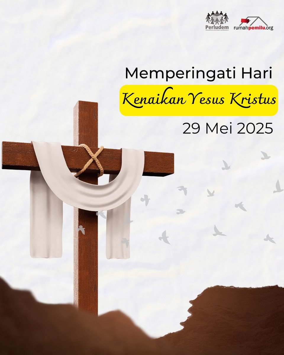 perludem's tweet image. Selamat memperingati Hari Kenaikan Yesus Kristus.
Kiranya damai dan kasih-Nya senantiasa menyertai setiap langkah.

#perludem #rumahpemilu