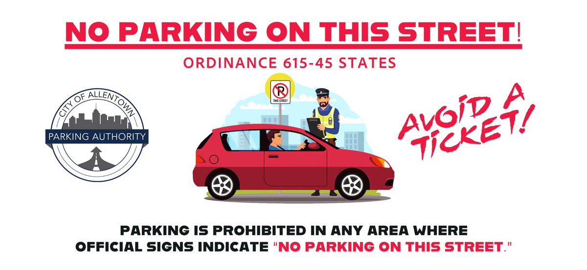 Ordinance 615-45 No Parking on this Street.