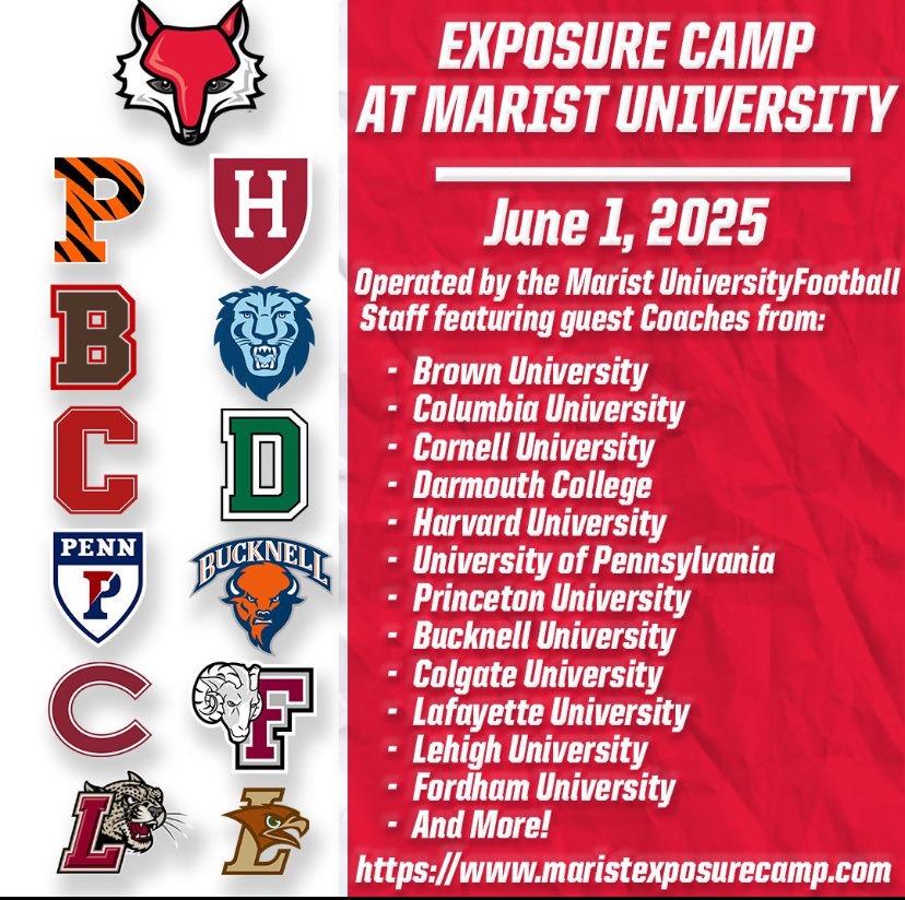Denver Williams (@_coachdwilliams) on Twitter photo I will be at the <a href="/Marist_Fball/">Marist Football</a> Exposure Camp on Sunday. New York hit me up. <a href="/TrinCollFB/">Trinity College Football</a> I will be at the <a href="/Marist_Fball/">Marist Football</a> Exposure Camp on Sunday. New York hit me up. <a href="/TrinCollFB/">Trinity College Football</a>