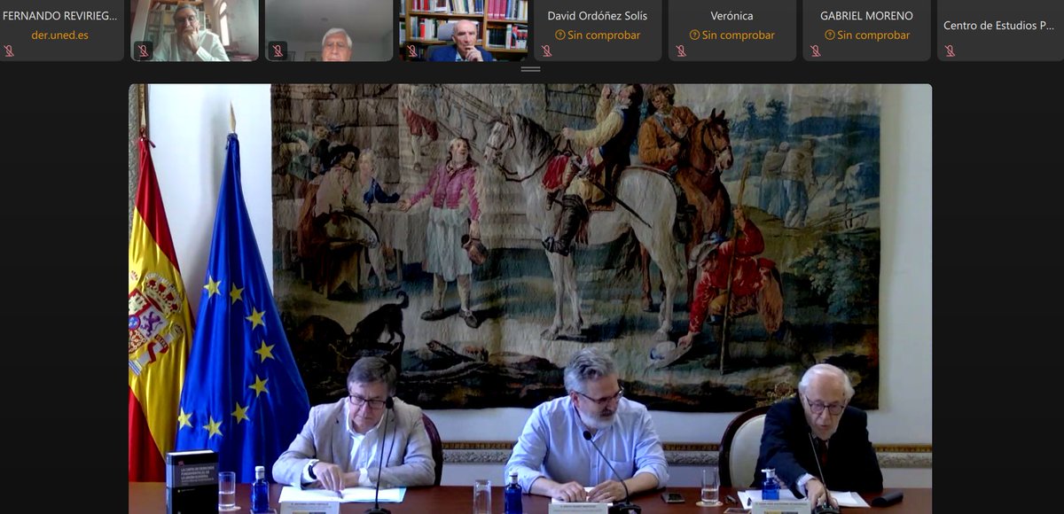 Interviene el prof. Juan José Solozabal <a href="/UAM_Madrid/">UAM Autónoma Madrid</a> 
En directo en <a href="/cepcgob/">Centro de Estudios Políticos y Constitucionales</a>