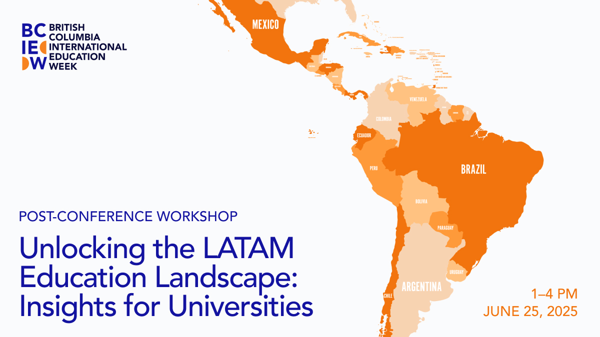 Join us for our Post-Conference Workshop - Unlocking the LATAM Education Landscape: Insights for Universities June 25 from 1:00 - 4:00 pm. Learn more: ow.ly/UpV350VWKI1