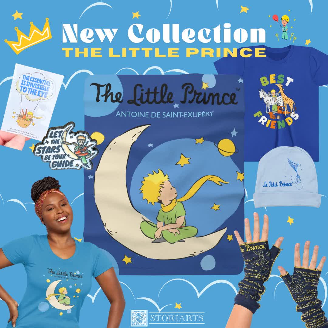 🌟 Exciting news, dreamers! Our latest collection inspired by The Little Prince has landed! ✨ From tees to blankets, each piece captures the magic of this beloved tale. Perfect for those who believe in the unseen! 💖 #TheLittlePrince #NewArrivals