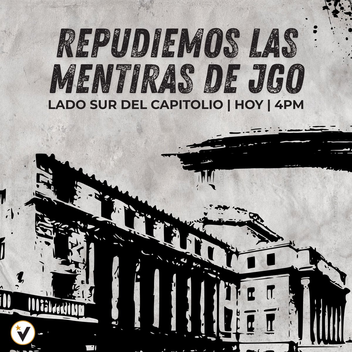 ✊🏽Victoria Ciudadana rechaza las mentiras de Jenniffer González. Hoy, el PNP vuelve a usar el Mensaje de Estado como cortina de humo para seguir engañando al pueblo.

¡Te esperamos a las 4PM en el Capitolio para alzar la voz contra el desgobierno y las mentiras! #MensajeDeEngaño