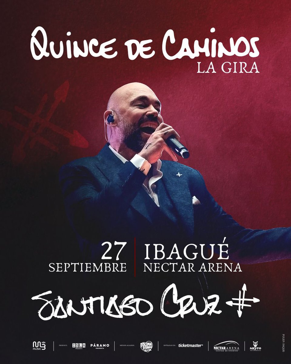 Volver a casa se siente diferente... 😍♥️🙌🏼

Este 27 de septiembre, nos encontraremos en Néctar Arena en mi Ibagué del alma, para celebrar los 15 años de “Cruce de Caminos”, un álbum que marcó mi vida, y que hizo que muchos de ustedes se conectaran con mis canciones.