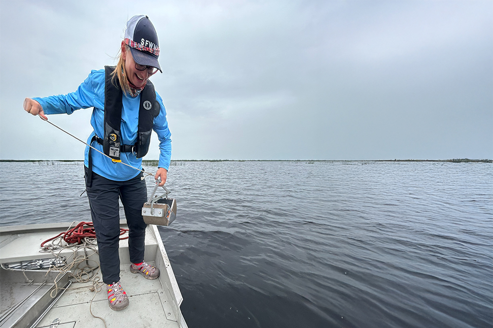 FAU Charles E. Schmidt College of Science (@fauscience) on Twitter photo Two-time Charles E. Schmidt College of Science alumna Jennifer Chastant, Ph.D. ’16, M.S. ‘15, has always been curious about how biological systems function, and today <a href="/SFWMD/">South Florida Water Management District</a> she is working to preserve "wild" Florida and its waterways. Read more: fau.edu/science/news/a…. Two-time Charles E. Schmidt College of Science alumna Jennifer Chastant, Ph.D. ’16, M.S. ‘15, has always been curious about how biological systems function, and today <a href="/SFWMD/">South Florida Water Management District</a> she is working to preserve "wild" Florida and its waterways. Read more: fau.edu/science/news/a….
