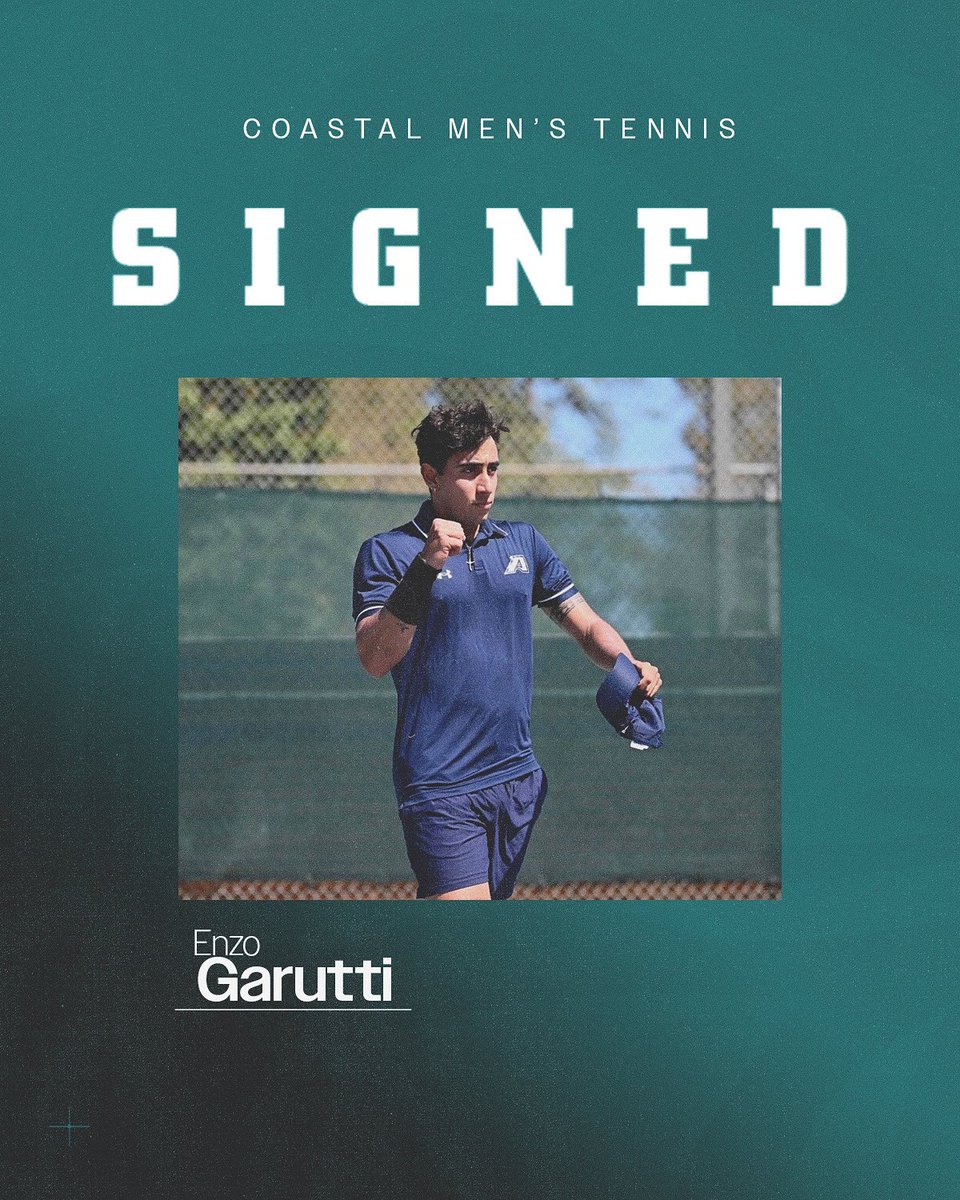 CoastalMTennis's tweet image. We got our man!
