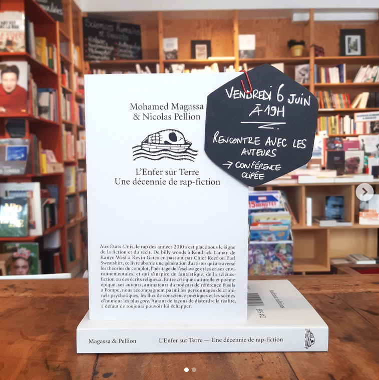 Le 6 juin à 19H, nous serons à la librairie El Ghorba à Nanterre avec <a href="/Damencio/">Black Herbert Léonard 🇨🇮🇲🇱</a> 🦀