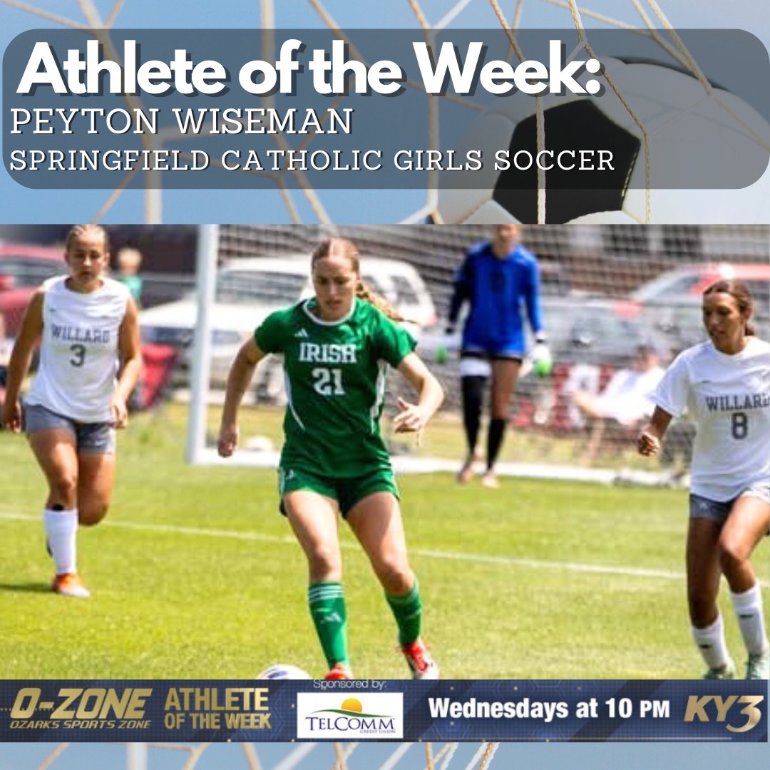 Congratulations to this week's Athlete of the Week, Peyton, from Springfield Catholic! ⚽
We're so proud to sponsor our local community in their athletic achievements.
ky3.com/2025/05/29/ath…