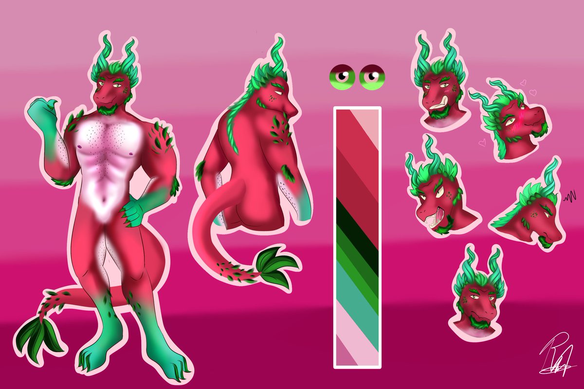 A new dragon pitaya has bloomed! 🌿🔥
Full of tropical energy and a vibrant personality, he is available for anyone who wants to give him a new home 💗
If you feel a connection, send us a private message! 

Based somewhat on the work of <a href="/84elcamino/">BlueGuyNow</a>