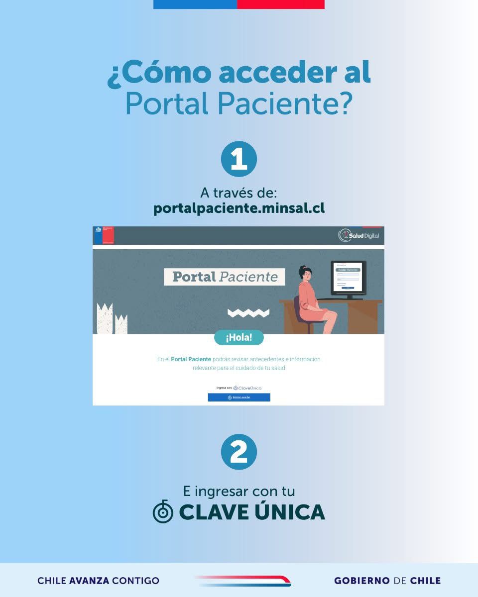 💻Si necesitas información sobre tu situación en la #ListaDeEspera, ingresa al Portal Paciente, a través de minsal.cl y conoce el estado de tu proceso de espera, antecedentes, e información relevante para el cuidado de tu salud.