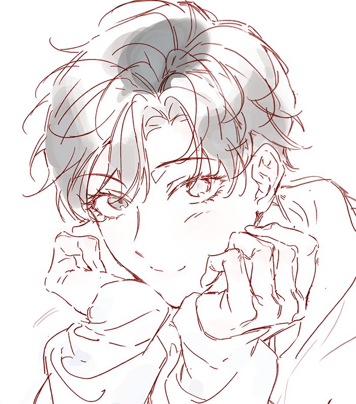 13화 업로드 되었습니다~~! 잘 부탁 드리겠습니다.☺️
그림이 업로드 알림용 이라기엔 애매한 거 같아 링크는 따로 올리지 않을게요🥺
빨리 신루가 붕대를 벗길 바라며 낙서를...(신루 맨 얼굴이 그리고 싶었어요..)
즐거운 불금 되시고 오는 주말 쾌적하고 행복하시길 바라겠습니다!