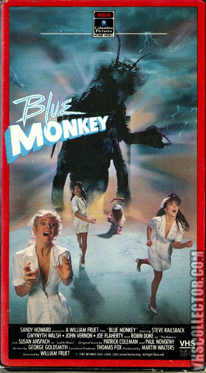 #NowWatching Blue Monkey (1987) which is neither blue, nor has a monkey in it.