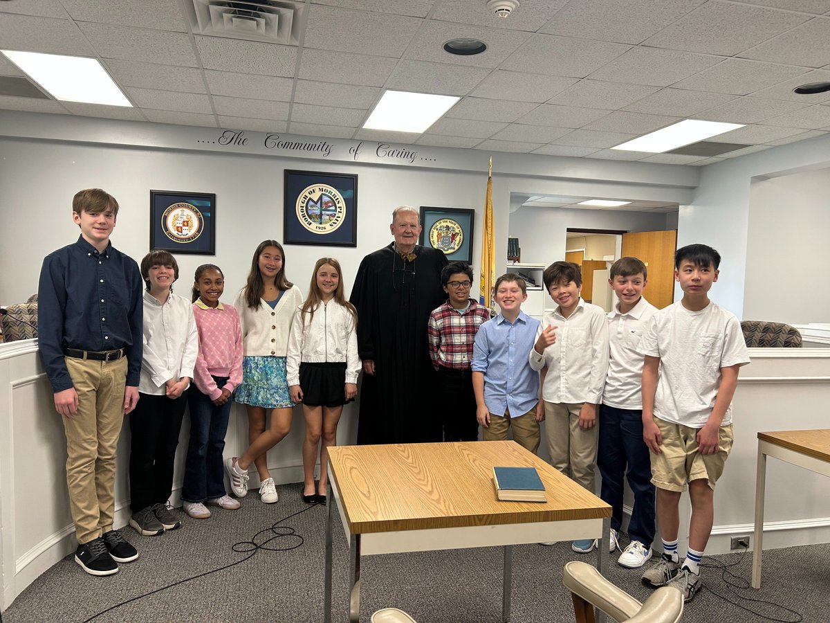 The 6th gr. GT Mock Trial team extends a HUGE THANK YOU to Judge Carlucci for his invaluable guidance &amp; expertise. Also a HUGE THANK YOU to our amazing GT families, the Frelinghuysen jury, and all honored guests for their support. We couldn't have done it without you! <a href="/WeAreMPSD/">MPSD</a>
