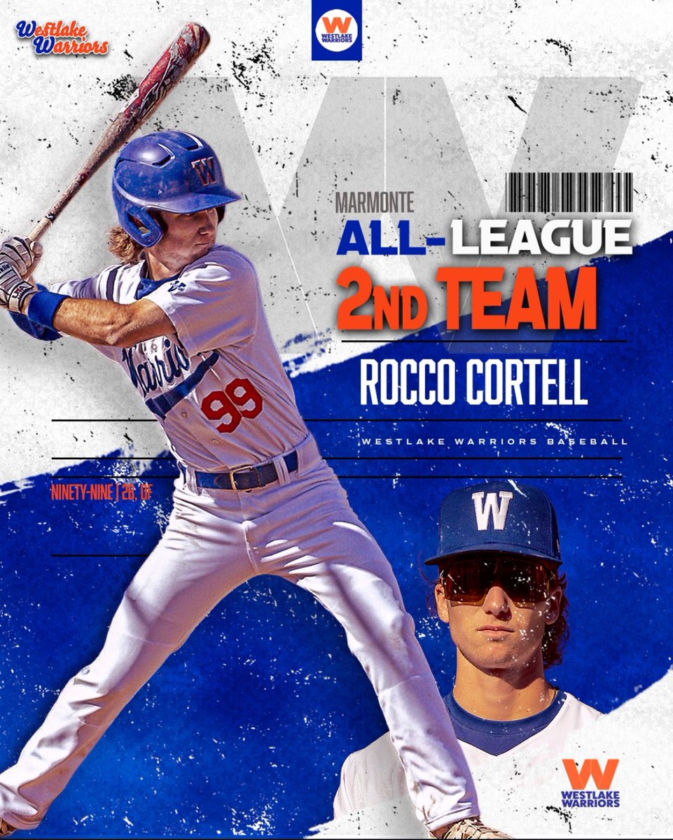 roccocortell99's tweet photo. Excited and honored to be named 2nd team All Marmonte League. Thank you to @wbarnett805 and all of my teammates for an amazing season. @hardy03bsbl @GBGbaseballUSA https://t.co/08c4N6jM7O