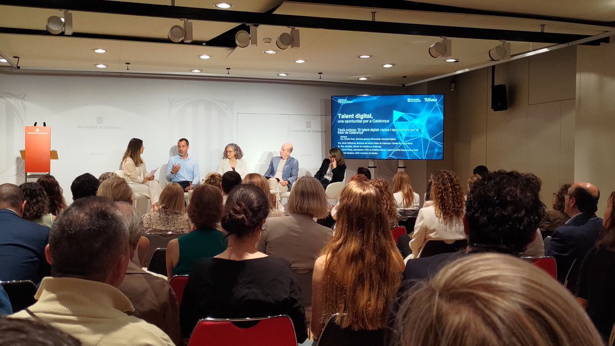 Xarxa Punt TIC (@punttic) on Twitter photo 🙋♀️ Aquesta tarda, som a l'acte 'Talent digital, una oportunitat per a Catalunya' de <a href="/tic/">TIC Catalunya</a> i <a href="/C_Tecnologic/">Cercle Tecnològic</a>, on coneixerem les principals conclusions de la segona edició del #BaròmetreDonaTIC i reflexionarem sobre el potencial de Catalunya com a pol d'atracció de #talentdigital. 🙋♀️ Aquesta tarda, som a l'acte 'Talent digital, una oportunitat per a Catalunya' de <a href="/tic/">TIC Catalunya</a> i <a href="/C_Tecnologic/">Cercle Tecnològic</a>, on coneixerem les principals conclusions de la segona edició del #BaròmetreDonaTIC i reflexionarem sobre el potencial de Catalunya com a pol d'atracció de #talentdigital.
