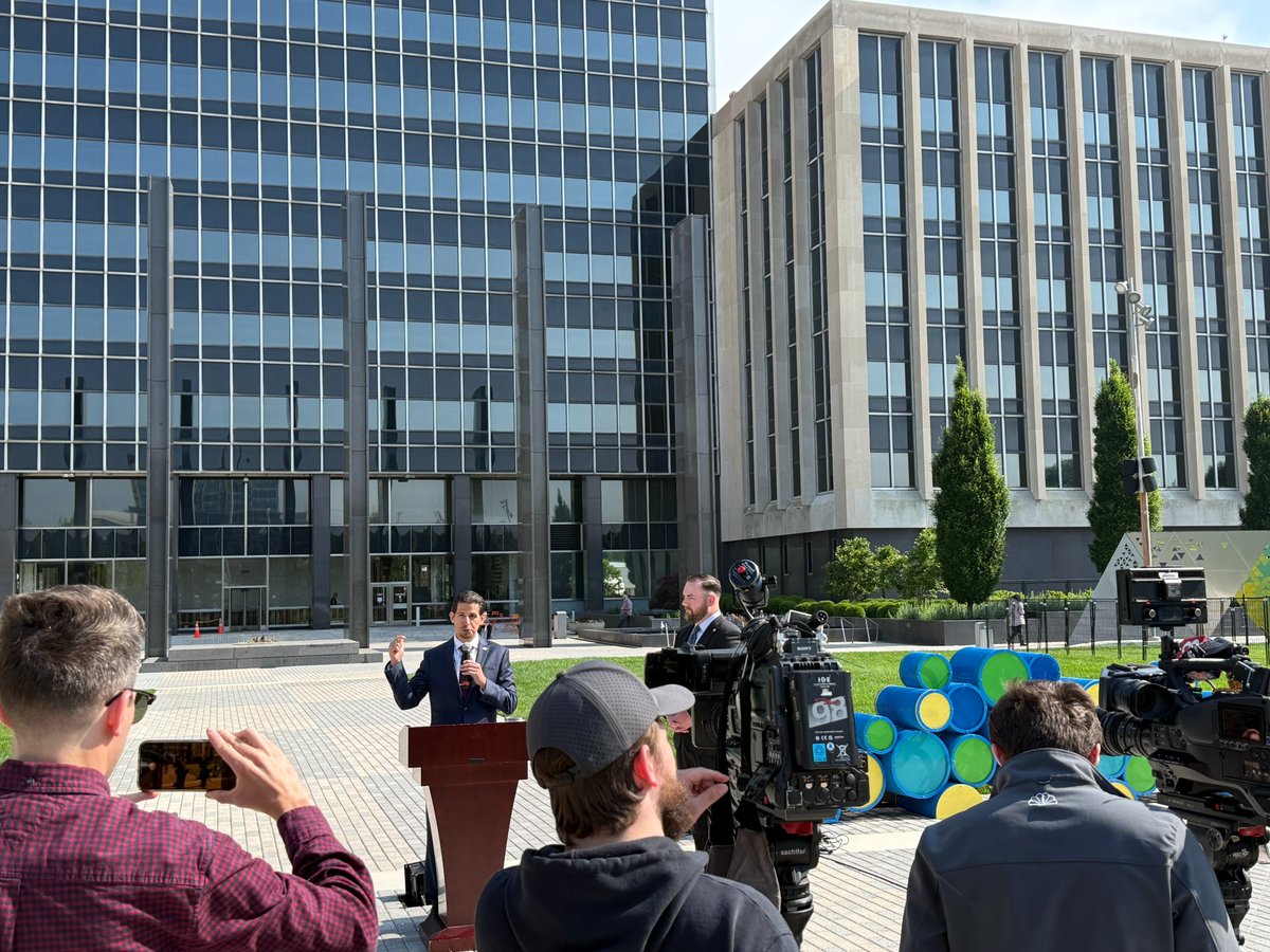 CouncilorHart's tweet photo. This morning, Council Republicans hosted a press conference to announce our Spring Fiscal amendments.

To be the Smartest City in America, we must get Back to the Basics and do them well:

✅ Roads
✅ Water
✅ Trash
✅ Public Safety
Investing where it matters most. #SmartIndy