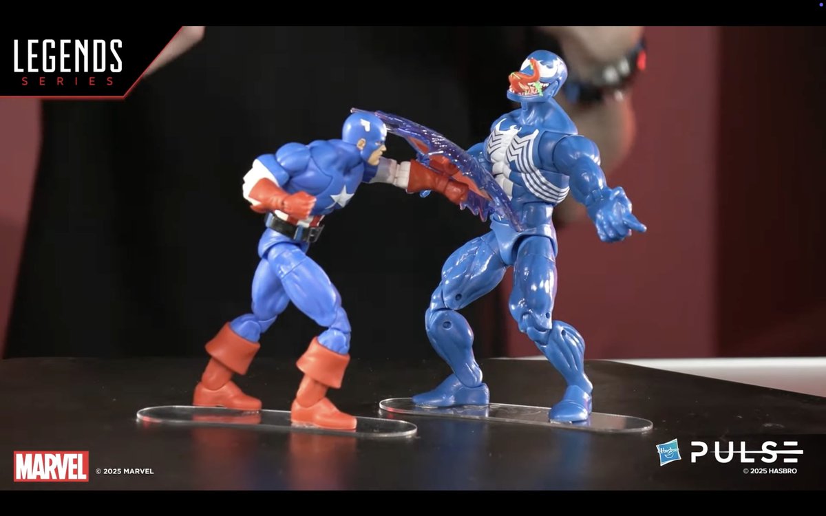 preterniadotcom's tweet photo. Marvel Legends Gamerverse Captain America and Venom https://t.co/jgiXeNk5sM