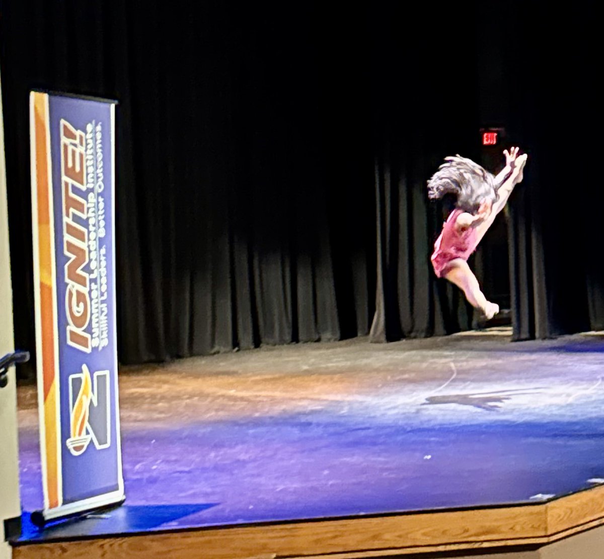 shannonjbuff's tweet photo. What a way to start day 2 of #NCSIgnite!! 2025 @Newton_High graduate Aniya Wren performed for our @NewtonCoSchools summer leadership conference! #RamsRise #SpiritPrideExcellence https://t.co/BzvLp0Yj2f