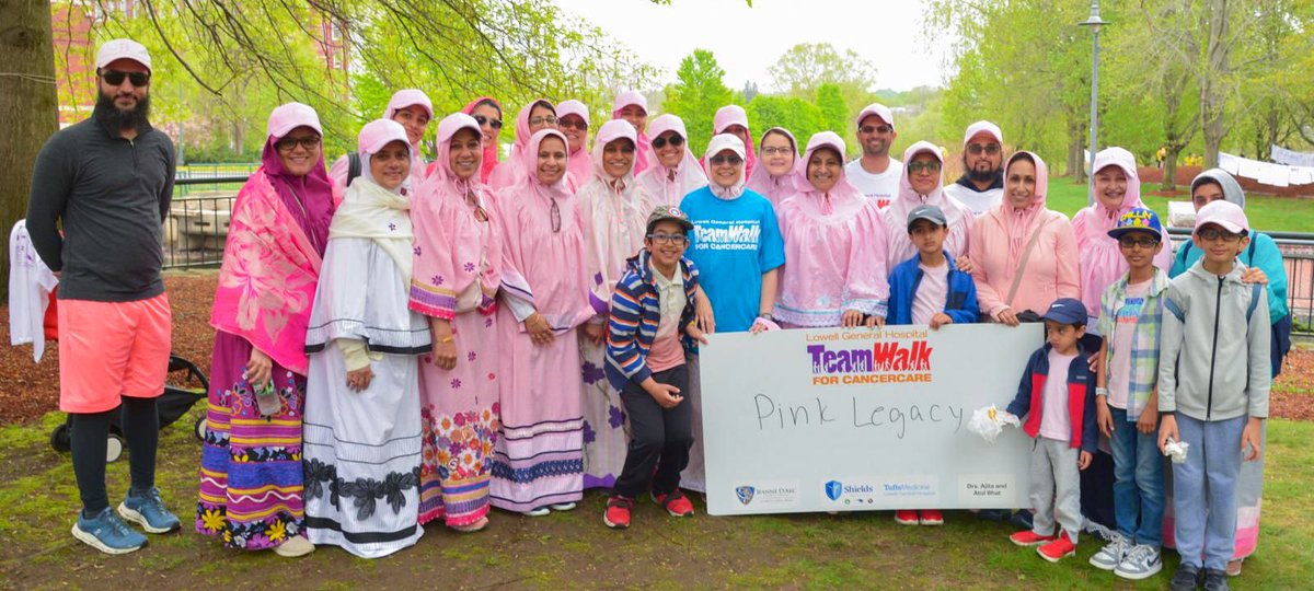 A proud step for a powerful cause 💗
At Lowell General Hospital’s TeamWalk for Cancer Care, 32 members of the #DawoodiBohra #Boston community participated to help raise funds for cancer research and patient support.