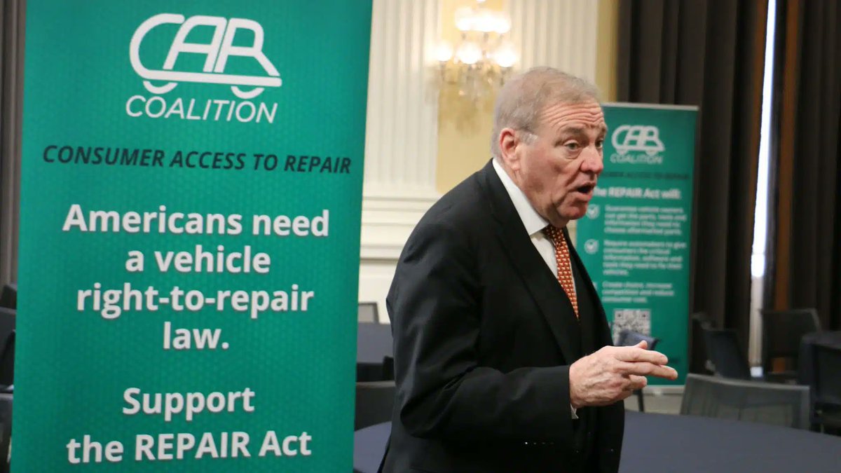 #ICYMI: During <a href="/TheCARCoalition/">The Car Coalition</a>’s CARs &amp; Coffee event on Capitol Hill, <a href="/youcanic/">YOUCANIC</a> founder Rushit Hila broke down how automakers are unfairly blocking out  DIY and independent repairers.

The solution? The bipartisan, bicameral #REPAIRAct.  

Learn more: bit.ly/3E6GS0y