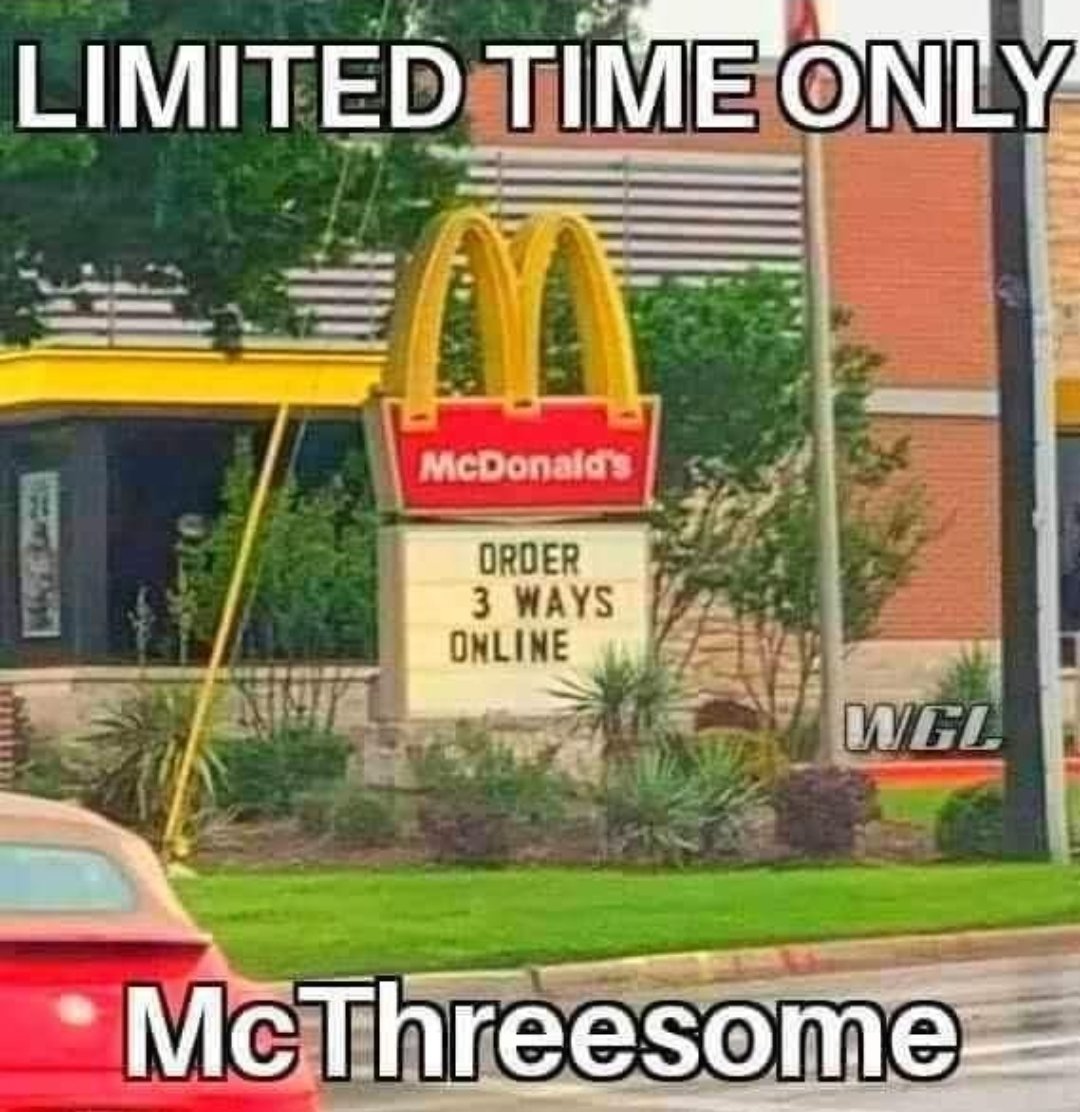 Woaaaahhhh, there McDonald's.....I'm not sure if I'm comfortable with this yet....