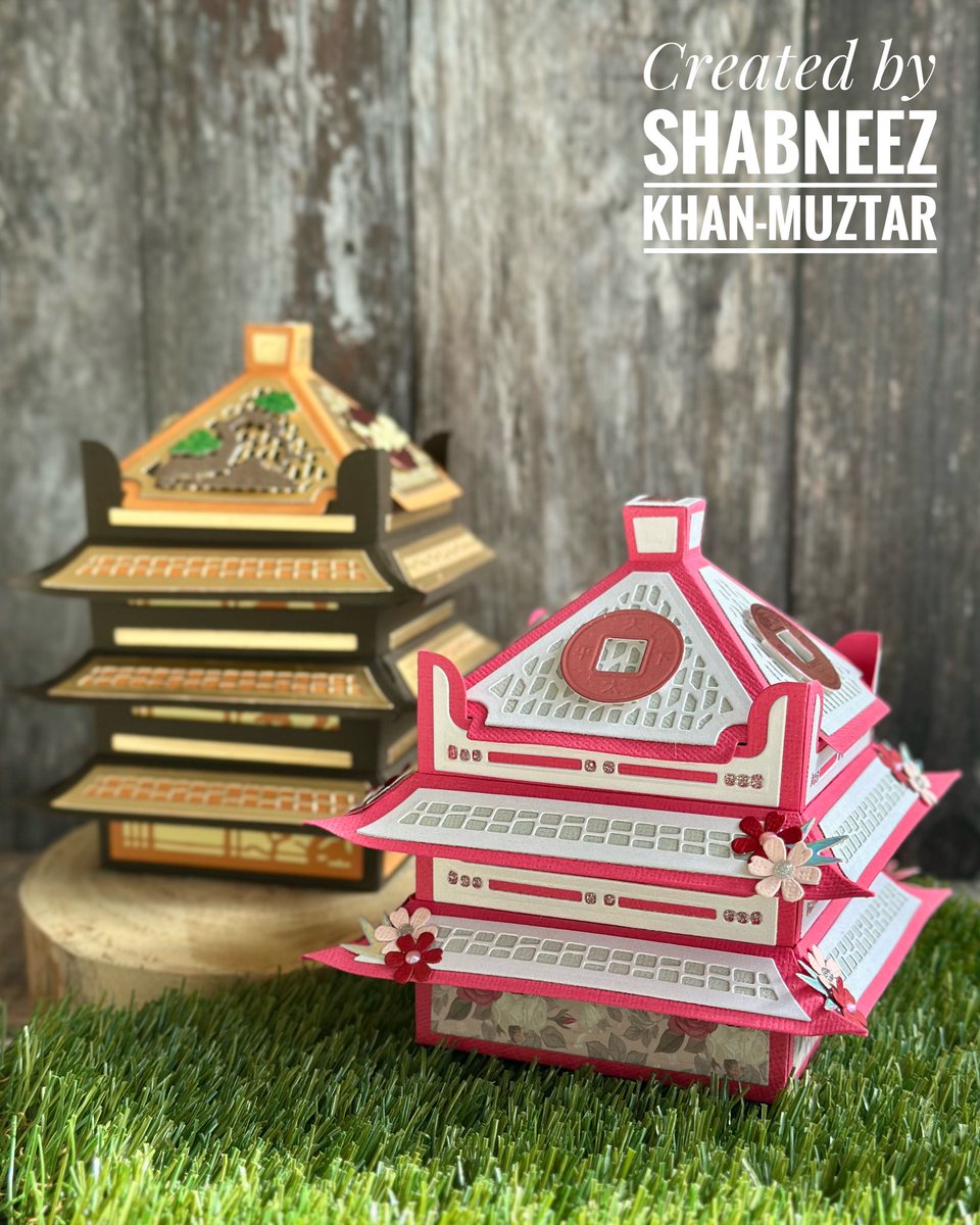 Happy Thursday!
Brand new release of the beautiful Pretty Pagoda Gift Box Die Set from <a href="/tonicstudios/">Tonic Studios</a>.  My affiliate links with thanks:
UK: tonic-studios.co.uk/ssdouu
More on my blog here:
happyhijaabi.blogspot.com/2025/05/pretty…