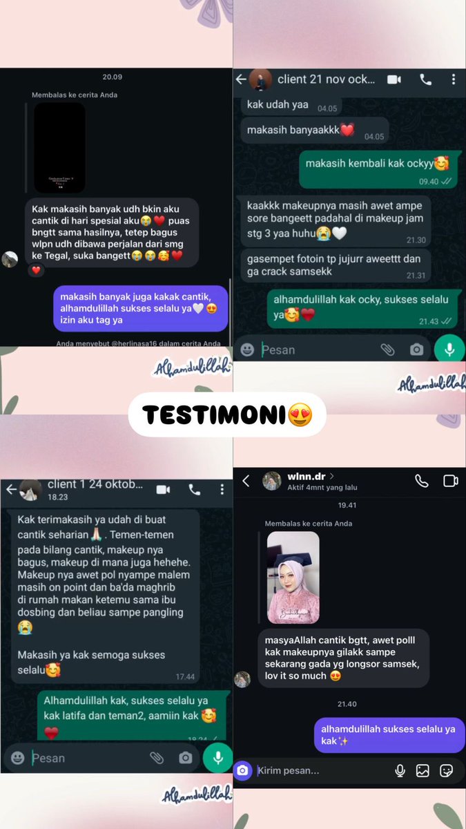 brushedbyaca's tweet photo. yuk yang lagi cari MUA SEMARANG untuk wisuda UNIMUS tanggal 24 juni merapat.. masih free slot nih sis. Kami open kamar ya jadi client bisa ke lokasi kami didekat UNIMUS 
mua semarang mua unimus https://t.co/UYoVt2IVTw