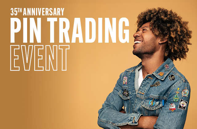 Rock, swap &amp; trade on our b-day, Saturday, June 14th from noon-4pm! Join us for an afternoon of pin trading, raffles, fun AND Hard Rock Cafe Orlando's 35th Anniversary all to benefit the Pet Alliance of Orlando. Email Michelle.demelo@hardrock.com to secure your spot by June 1st!