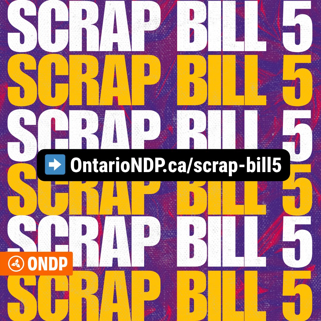 🚨 UPDATE: Massive surge in emails after the NDP's filibuster win. Thousands of Ontarians are speaking out to scrap Bill 5—and momentum is building fast. Let’s hit 7,500 emails today. Retweet so more people see the link in the image to add their voice!