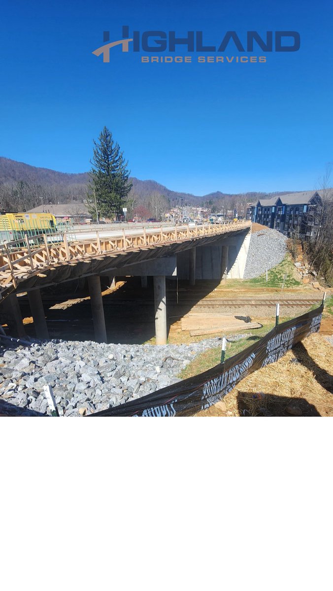 Project Highlight 🔦
🏔️🚧Waynesville, North Carolina
Highland Bridge Services is proud to support the Russ Avenue widening project with upcoming conduit installations for AT&amp;T on the Russ Avenue Bridge over the Norfolk Southern Railroad.

This is the first of two bridges Highland