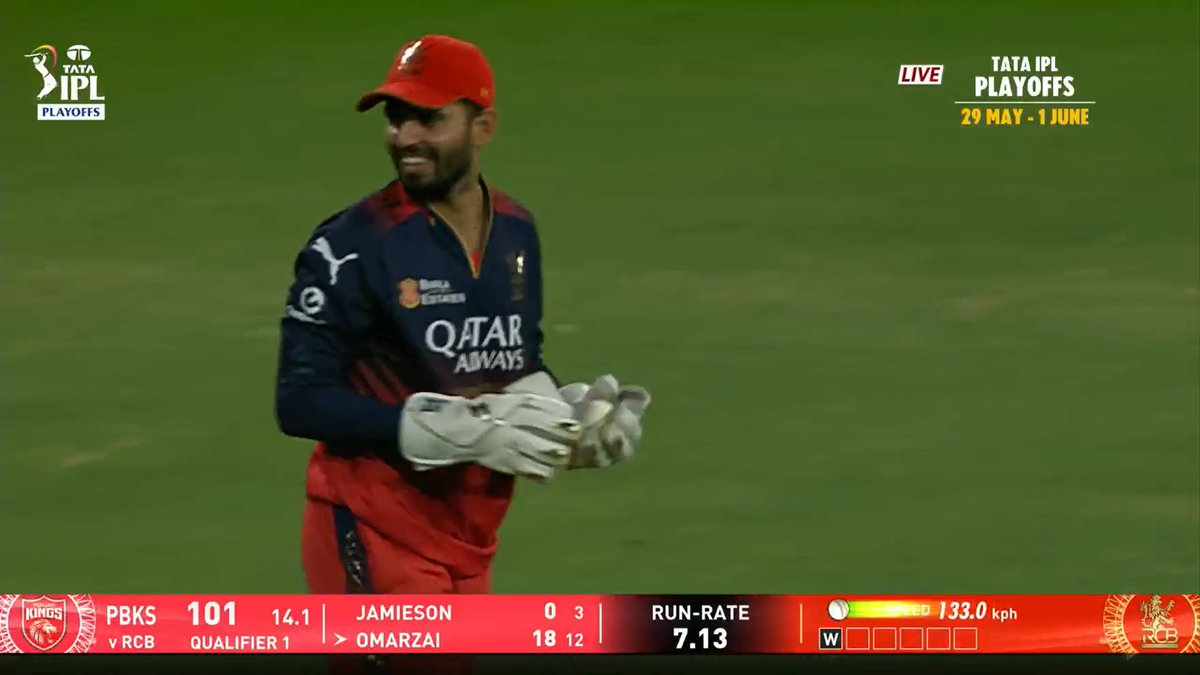 RCB NEED 102 TO REACH THEIR 4TH FINAL IN IPL HISTORY. 🏆

#RCBvsPBKS #PBKSvsRCB #PBKSvRCB #RCBvPBKS #IPL2025 #Qualifier1 #RCBvsPBKS