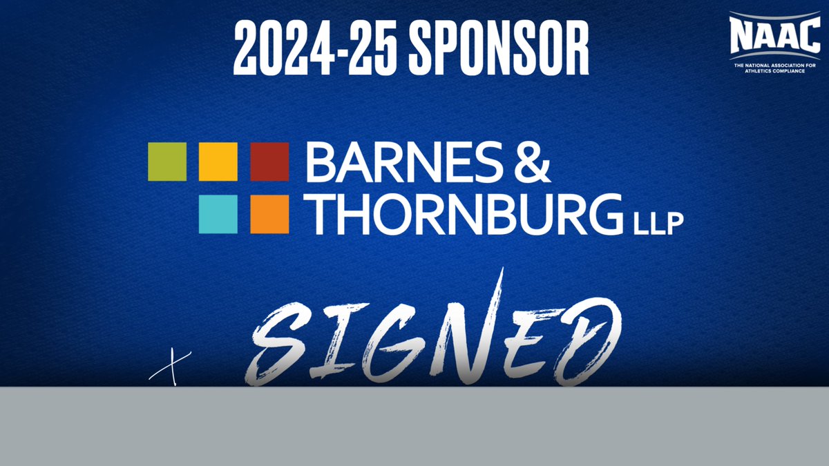 Thank you Barnes &amp; Thornburg🤝#NAAC25