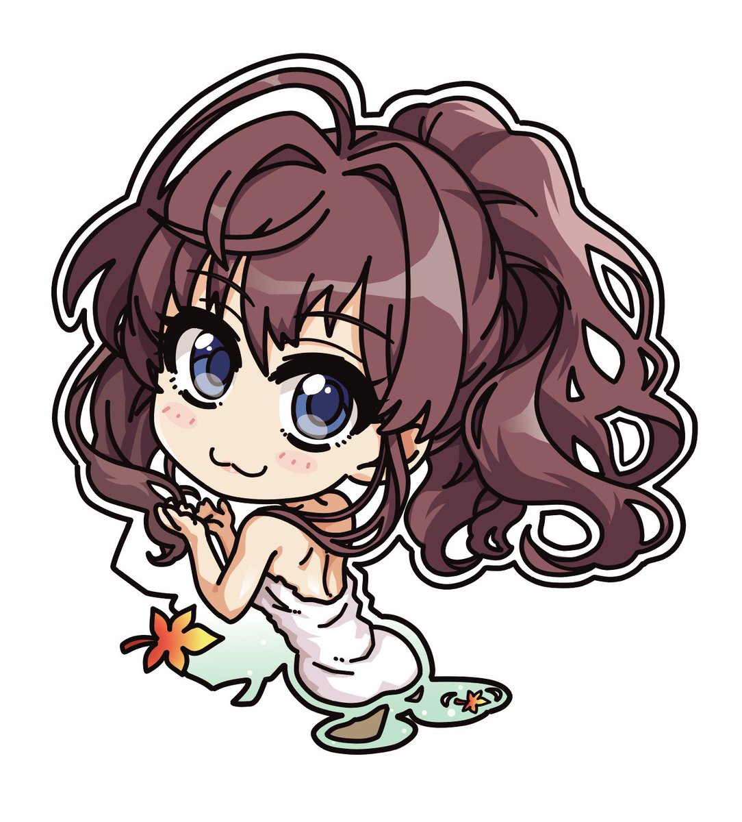 一ノ瀬志希 「志希ちゃんおめでぉ"(ノ*>∀<)ノ 去年のですがスタンプ風でどうぞ」|たっつん@仕事により朝低浮上気味のイラスト